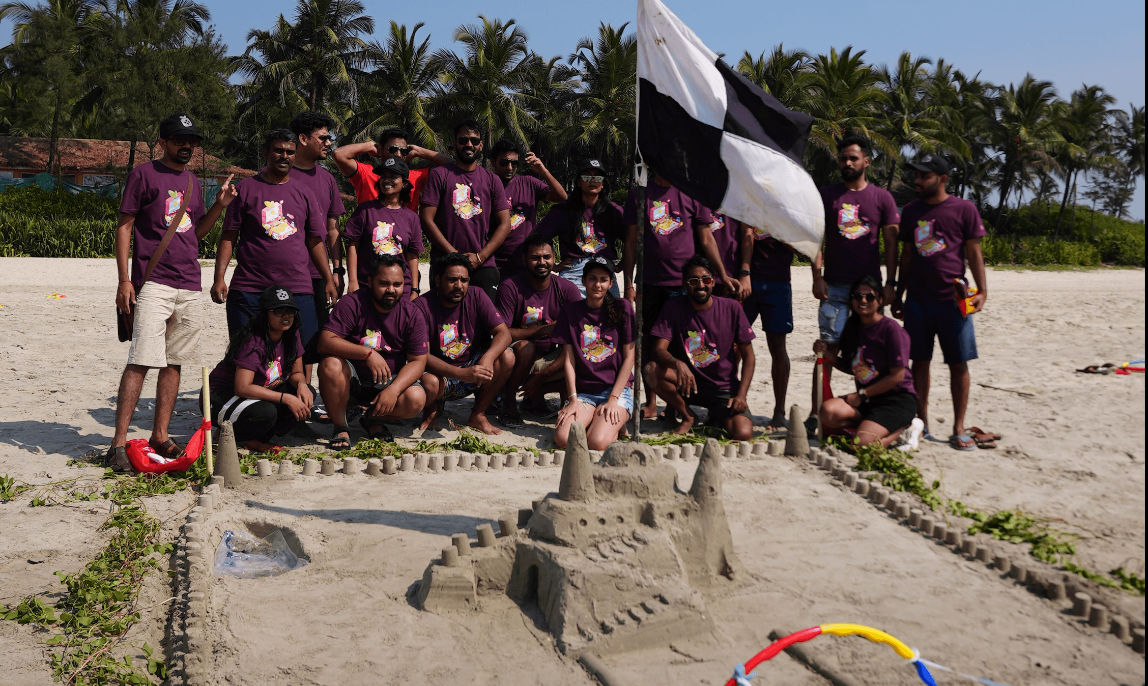 Scavenger Hunt - The Amazing race to build a Sand Castle